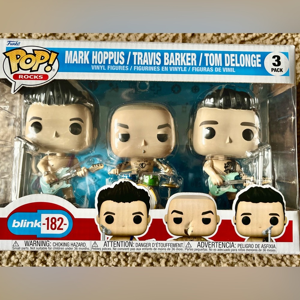 Blink182 FunkoPop figurine 3 Pack